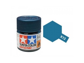 TAMIYA X13 BLU METALLICO
